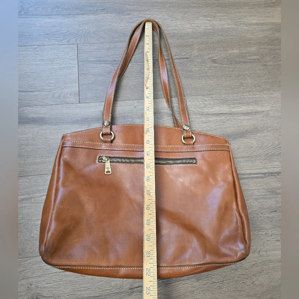 Patricia Nash Leather Shoulder Bag Brown Western  Boho - Picture 5 of 15